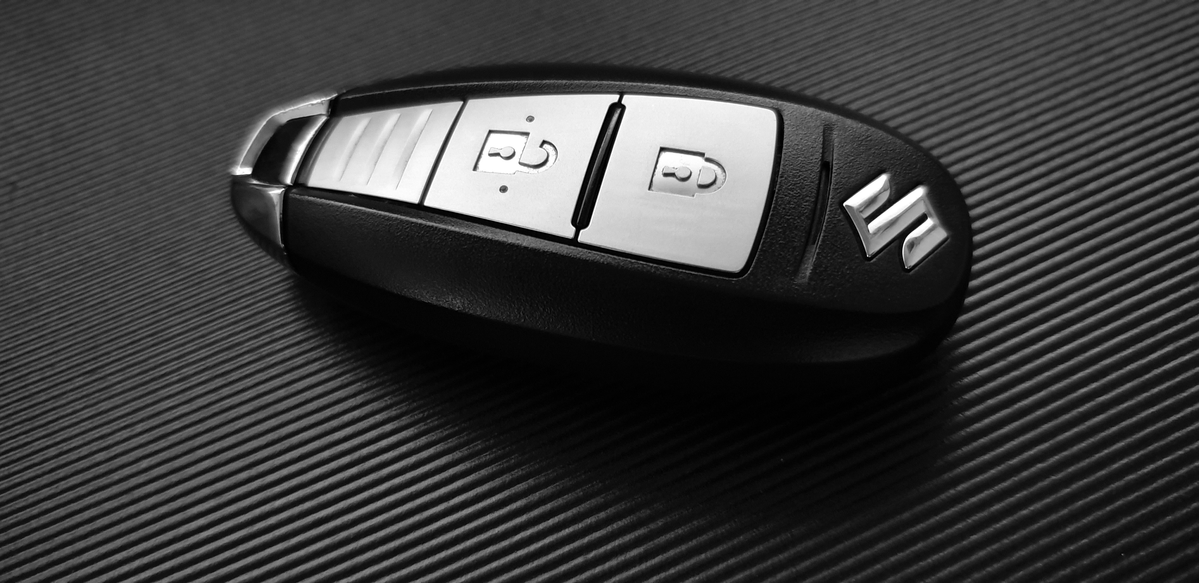 Car key in ignition